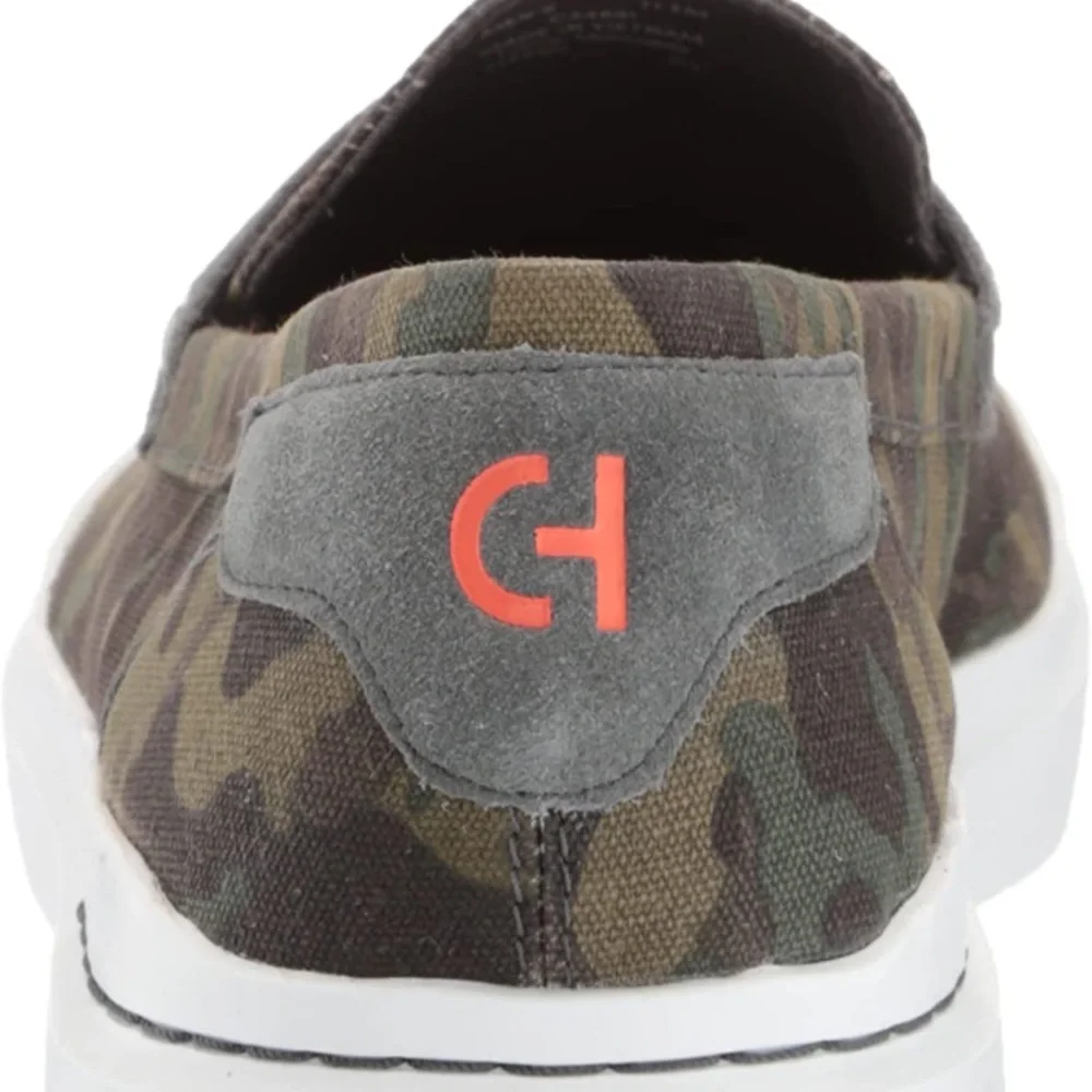 Cole Haan Men's Grandpro Rally Canvas Penny Loafer CAMO/ GRAY Sneaker size 10.5 - Picture 2 of 7